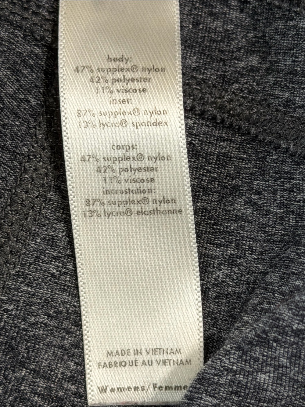 Lucy Powermax Wide Leg Yoga Pants Gray Black Side Panels Women’s Medium - Picture 8 of 8